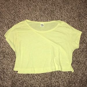 VS PINK Cropped Off-The-Shoulder Top